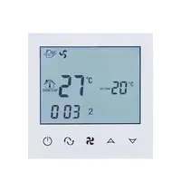 Termostat cu fir pentru aer conditionat BeOk TDS21-AC2, Compatibil cu sisteme HVAC