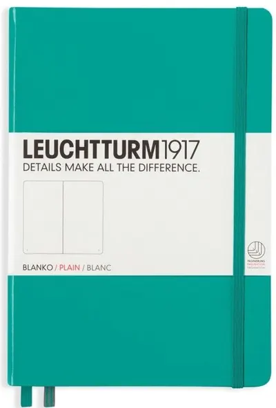 Agenda Leuchtturm1917 Notebook Medium A5 - Turcoaz, pagini albe