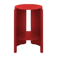 Măsuță auxiliară rotundă din oțel ø 32 cm Wa – noo.ma