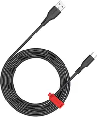 Cablu Canyon - AC18SC, USB-A/USB-C, 1.2 m, negru