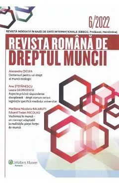 Revista Romana de Dreptul Muncii Nr.6/2022