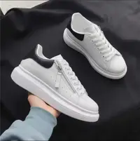Adidasi barbati casual, albi cu negru K05 N10-1