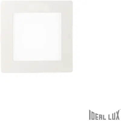 Spot incastrat, Groove, 10W, 800Lm, LED, Patrat, Alb