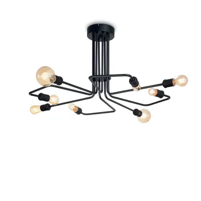 Corp de iluminat cu montaj pe tavan, plafoniera TRIUMPH PL8 NERO