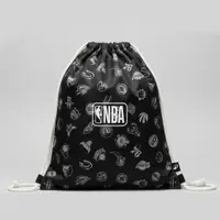 Rucsac de baschet NBA 12 litri cu șnururi, negru