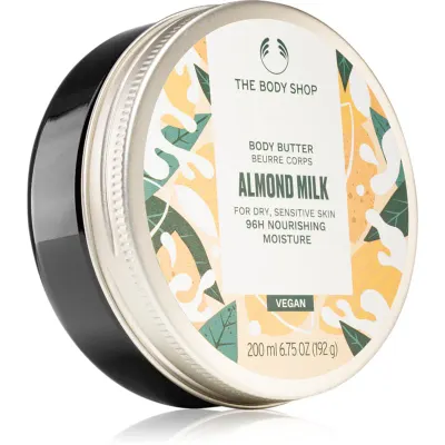 The Body Shop Almond Milk Body Butter unt pentru corp cu efect de nutritiv 200 ml