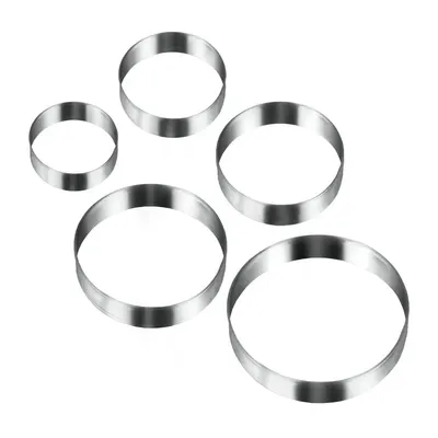 Set 5 forme pentru prăjituri în formă de cerc Metaltex Cookie Cutters