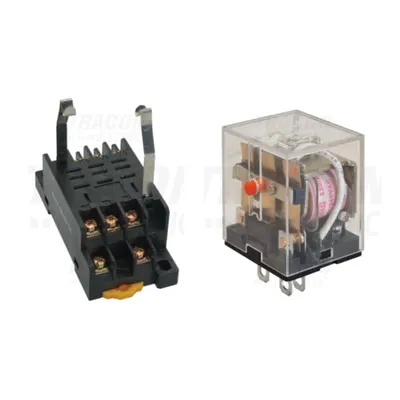 Pachet Releu Miniaturizat de Putere RL11-110AC 110V AC 10A 3 Contacte cu Soclu RSPTF-11A