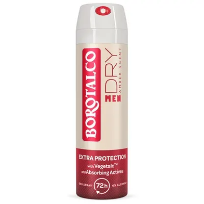 Deodorant Spray Antiperspirant pentru Bărbați Amber, 150 ml, Borotalco