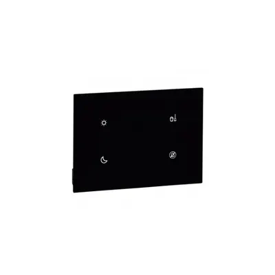 Scenario controller 2-scene and DO NOT DISTURB – MAKE UP ROOM activation user interface hotel equipment BUS - negru