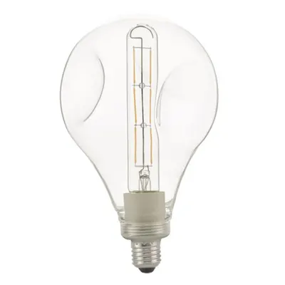 Lampa suspendata Pendant Kit - Clear Organic Glass Shade With E27/ES Tube Light Bulb