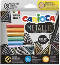 Carioci Carioca - Metallic, 8 culori