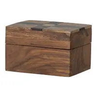 Cutie de depozitare maro din lemn decorativă 6,5x4,5x4 cm Cemile – Bloomingville