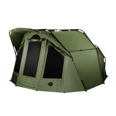 Cort Delphin YURTA NEO ClimaControl, 380x310x180 cm, verde