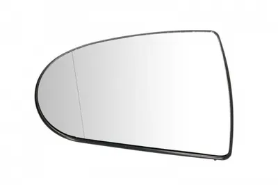 Sticla oglinda laterala Stanga asferice, incalzita, crom potrivit MITSUBISHI COLT C VI, COLT VI 2004-2012
