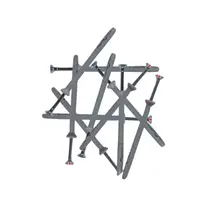 Diblu cu șurub cui percuție 6 x 80 mm - 50 bucati