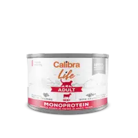 Hrana umeda pisici, Calibra Cat Life Adult Beef, 200 g