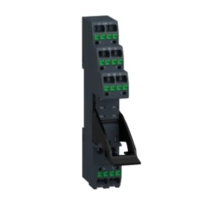 Priza de conectare prin mpingere cu clema, Relee electromecanice Harmony, pentru relee RXG2, 5A, terminale de conectare prin mpingere, contact separat