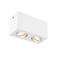 Corp iluminat TAVAN, TRILEDO GU10 Plafonul Luminita, alb interior Montat pe suprafata de lumina Plafon, QPAR51, alb, 10W max,