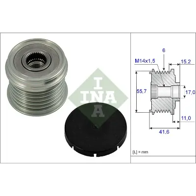Sistem roata libera, generator INA 535 0024 10