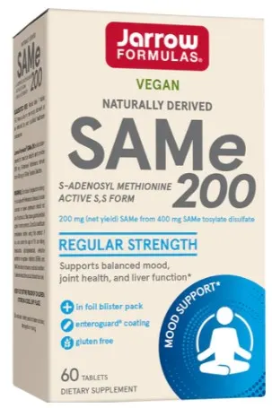 SAMe, 200 mg, 60 tablete, Jarrow Formulas