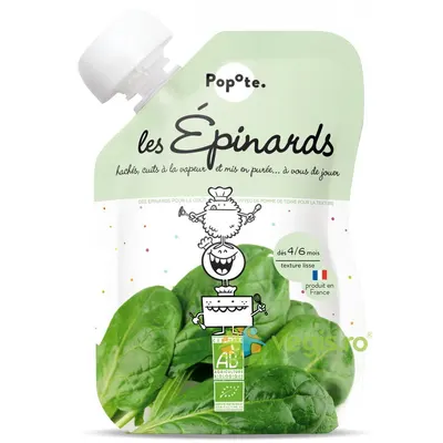 Piure cu 39% Spanac +4/6 Luni Ecologic/Bio 120g