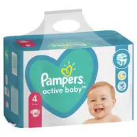 Scutece bebelusi Pampers - Active Baby 4, 90 buc.