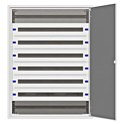 Flat Enclosure Flush mounted 3U-24K, H=1195 W=810 D=100mm
