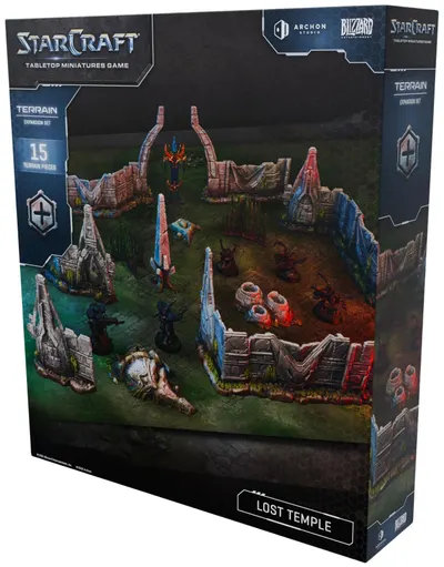 Extensie de joc de societate StarCraft: Tabletop Miniatures Game - Lost Temple Terrain Expansion Set