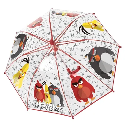 Umbrela manuala tip cupola Angry Birds