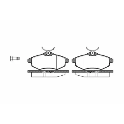 Set placute frana, frana disc REMSA 0881.00