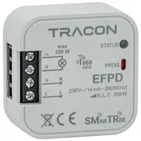Modul radio pt.regl. fluxului lumin., in doza de ap. 1 canal 230 V, 50 Hz, 250 W, 868.32 MHz
