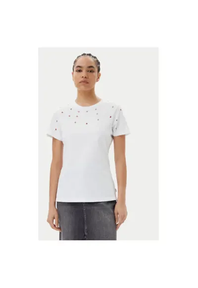 Tricou dama GPP25070TS - Bumbac - Alb - Alb