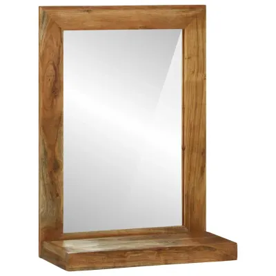 vidaXL Oglindă pentru baie Maro 50 x 22 x 70 cm Lemn Solid de Acacia