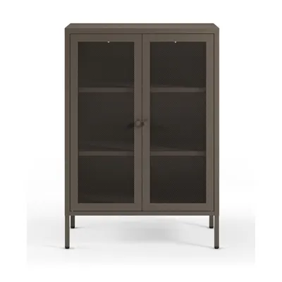 Dulap gri din metal 70x100x40 cm Fayna – Marckeric
