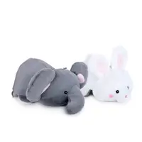 Jucărie din pluș reversibilă – Elefant și iepuraș, 18 cm
