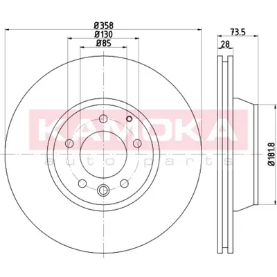 Disc frana KAMOKA 103277