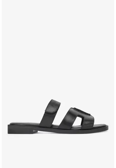 Papuci dama 5904862299891 - Piele naturala - Negru - Negru