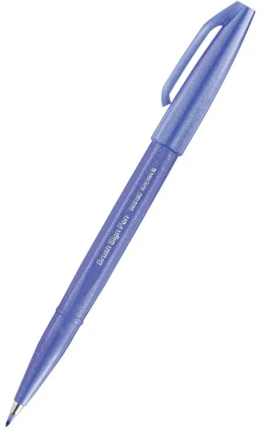 Marker pensula Pentel Sign Pen - SES15C, mov