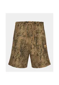 Pantaloni scurti barbati - 303861926 - Bumbac/Poliester - Maro - Maro