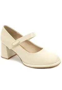 Pantofi dama piele naturala 91295 - Alb