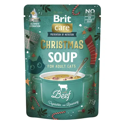 Brit Care Cat Christmas Beef Soup 75 g