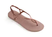 Sandale Havaianas slim din cauciuc natural, roz