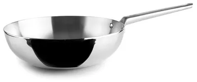 Tigaie wok din oțel Ibili - 5ply Element, 28 cm