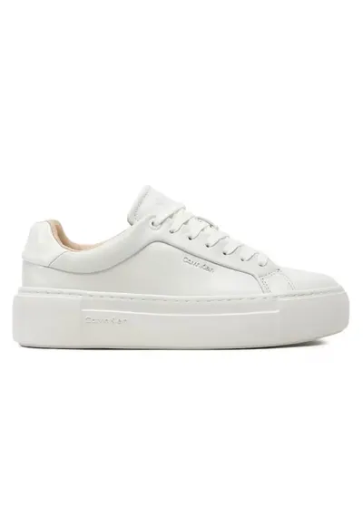 Pantofi sport pentru Femei - ff cupsole lace up w/mllth - HW0HW02118-0K4 - Alb - Alb