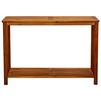 vidaXL Masă consolă de grădină 110x40x75 cm lemn masiv de acacia