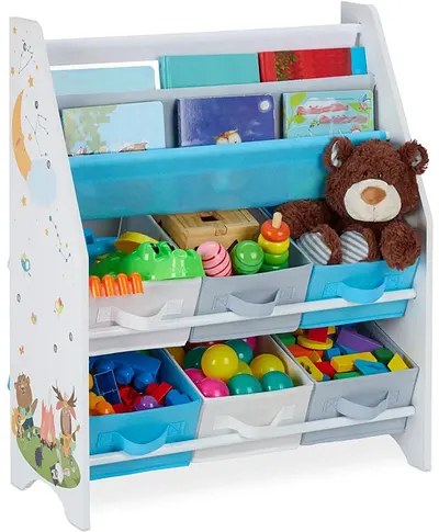 Etajera pentru copii cu 6 cutii de depozitare Ginger Home - Forest