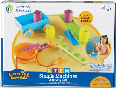 Trusă educațională Learning Resources - Mecanica, 19 piese