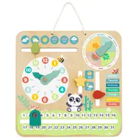 Jucărie educațională din lemn Hi Pando – Calendarul meu primul