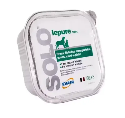 Solo, conserva 100% Iepure, 100 g